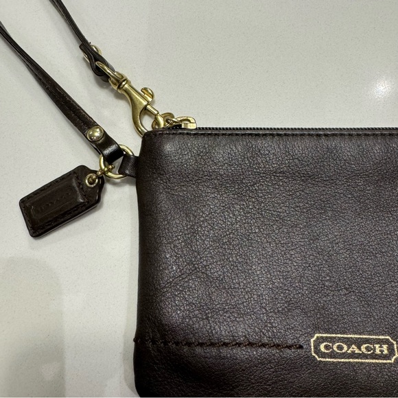 Coach Wristlet - Chocolate Brown - Picture 3 of 5